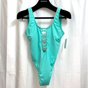 Bikini Lab One Piece Swimsuit in Aqua